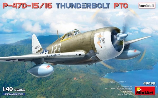 Mini Art 48039 P-47D-15/16 Thunderbolt. PTO. Basic Kit 1/48