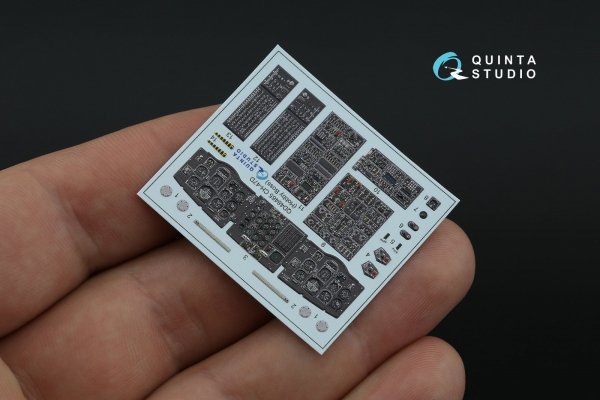 Quinta Studio QD48465 CH-47D 3D-Printed coloured Interior on decal paper (HobbyBoss) 1/48