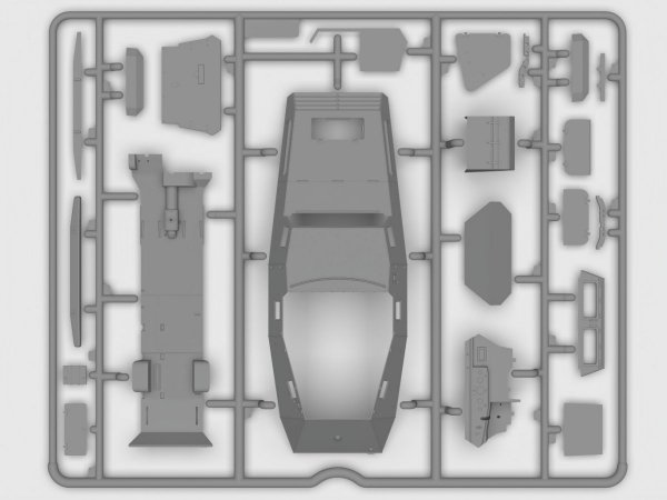ICM 35112 Sd.Kfz. 247 Ausf.B with MG 34 machine gun 1/35