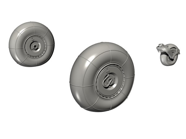 CMK Q48279 Junkers Ju-88A-4 and Later/C-6/G – Late Main and Tail Wheels 1/48