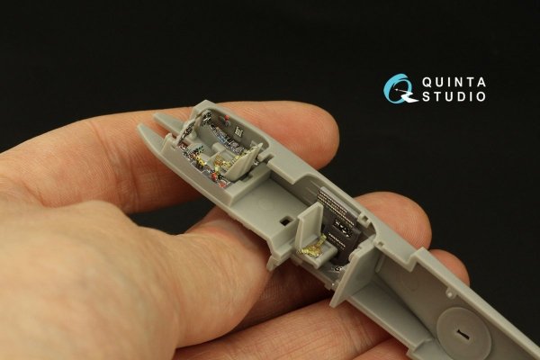 Quinta Studio QD72062 Me 410 3D-Printed &amp; coloured Interior on decal paper (Fine Molds) 1/72