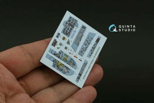 Quinta Studio QDS-48480 Su-17M4/Su-22M4 3D-Printed &amp; coloured Interior on decal paper (Hobby Boss) (Small version) 1/48