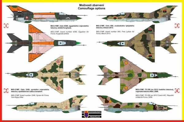 Kozavody Prostejov KPM0088 MiG-21MF 1/72