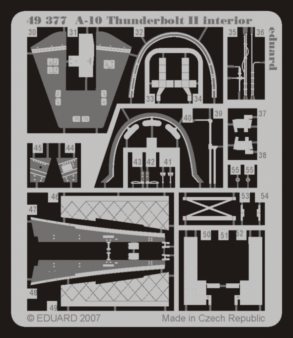 Eduard 49377 A-10 interior 1/48 Italeri