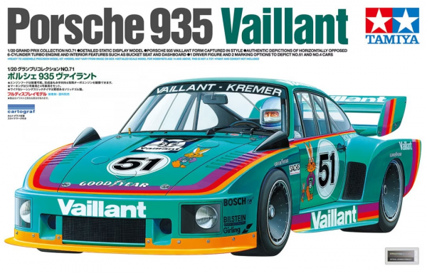 Tamiya 20071 Porsche 935 Vaillant 1/20