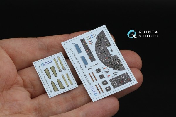 Quinta Studio QD48575 Antonov An-2 Colt 3D-Printed &amp; coloured Interior on decal paper (HobbyBoss) 1/48