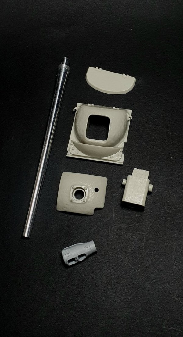 Panzer Art GB35-027 JSU-122S mantlet with D-25 gun 1/35