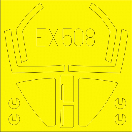 Eduard EX508 Sea Harrier FRS.1 KINETIC MODEL 1/48