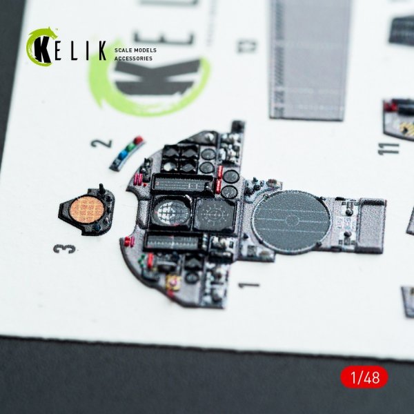 Kelik K48116 F-106A Delta Dart - interior 3D decals for Trumpeter kit (1/48)
