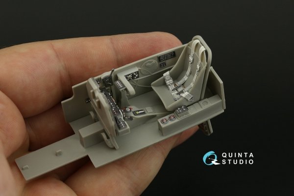 Quinta Studio QD32200 P-38L-5-LO Lightning 3D-Printed &amp; coloured Interior on decal paper (Trumpeter/Hobbycraft) 1/32