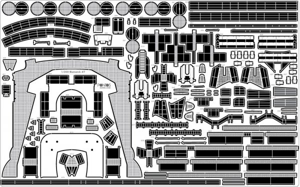 Pontos 27001F1 BISMARCK 1941 Detail Up Set Advanced (1:200)