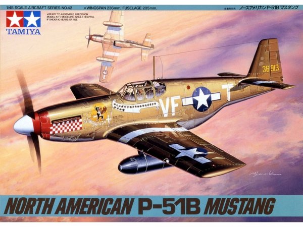 Tamiya 61042 North American P-51B Mustang 1/48