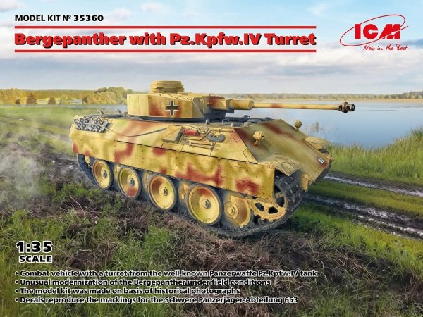 ICM 35360 Bergepanther with Pz.Kpfw.IV Turret 1/35