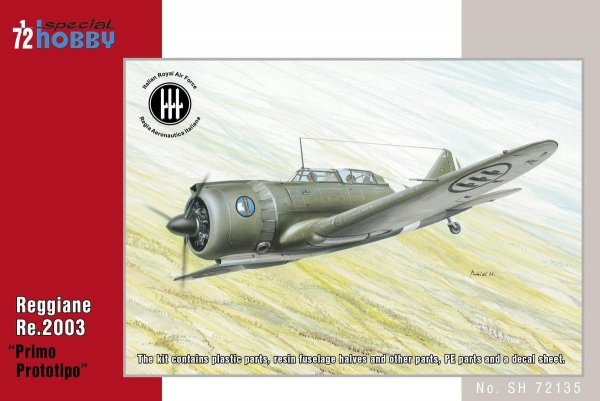 Special Hobby 72135 Reggiane Re 2003 1st Prototype 1/72 