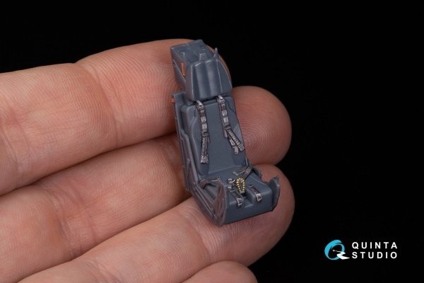 Quinta Studio QD48060 F-35A 3D-Printed &amp; coloured Interior on decal paper (Meng) 1/48