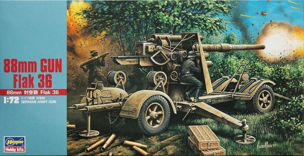 Hasegawa MT38 88mm GUN Flak 36 (1:72)