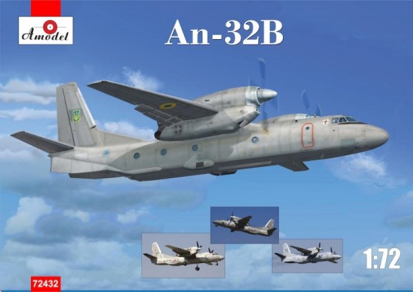 A-Model 72432 Antonov An-32 B - Ukrainian Air Forces 1/72