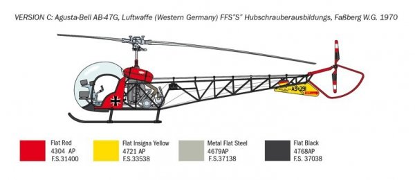 Italeri 2820 OH-13 Sioux 1/48