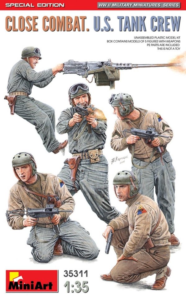 MiniArt 35311 Close Combat U.S. Tank Crew 1/35