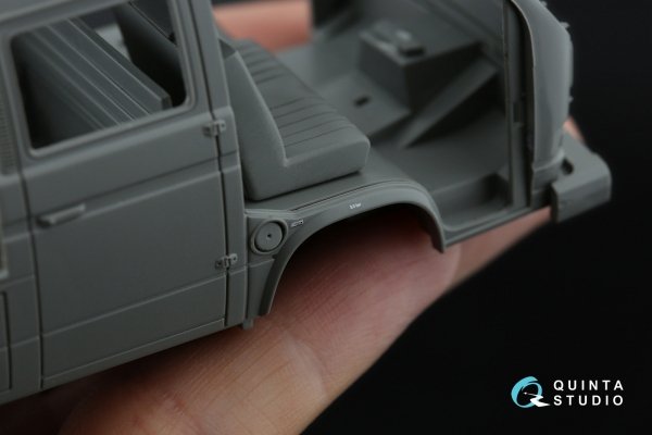 Quinta Studio QD35138 Bundeswehr VW T3 Family 3D-Printed &amp; coloured Interior on decal paper (Takom) 1/35