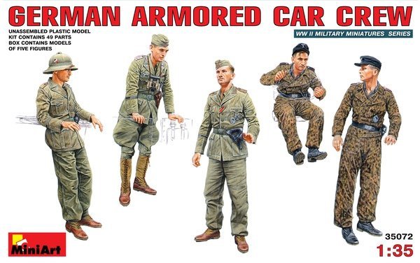 MiniArt 35072 GERMAN ARMORED CAR CREW 1/35