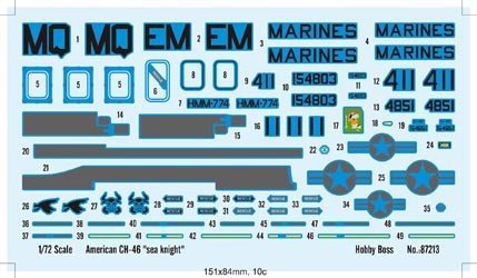 Hobby Boss 87213 CH-46D Seaknight (1:72)