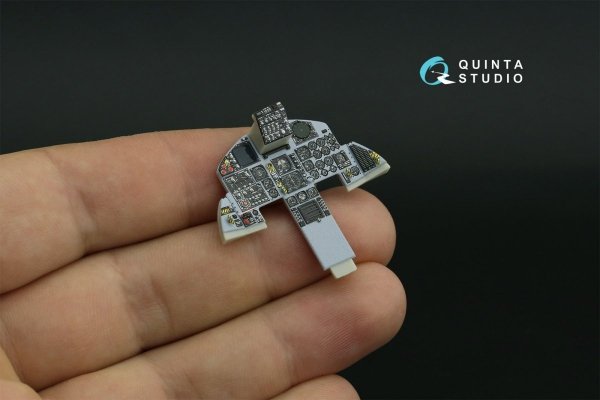 Quinta Studio QDS-32155 F-15C Early/F-15A/F-15J early 3D-Printed &amp; coloured Interior on decal paper (Tamiya) (small version) 1/32