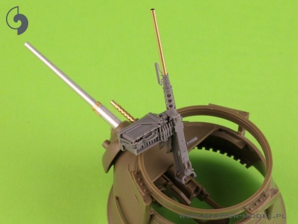 Master GM-35-073 Browning M2HB .50 cal (12,7mm) - do montażu na pierścieniu M49 (karetka D40721 / kołyska D40733 / skrzynka D40731 lub D90078) 1/35