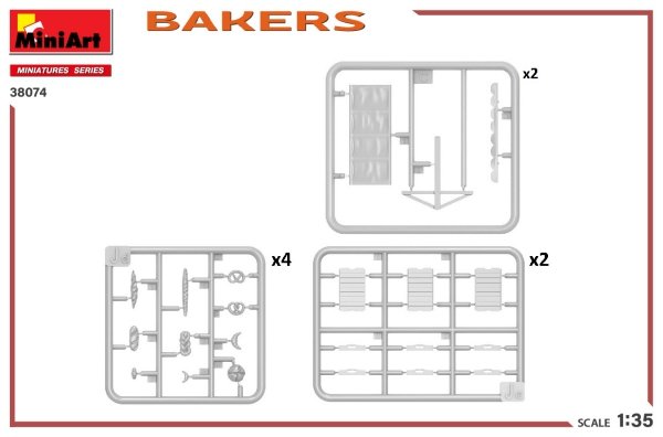 MiniArt 38074 BAKERS 1/35
