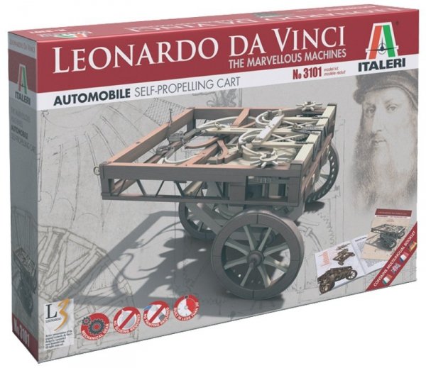 Italeri 3101 Leoanardo Da Vinci marvellous machine-Self Propelled Charriot