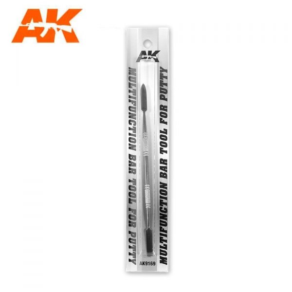 AK Interactive AK9169 MULTIFUNCTION BAR TOOL FOR PUTTY
