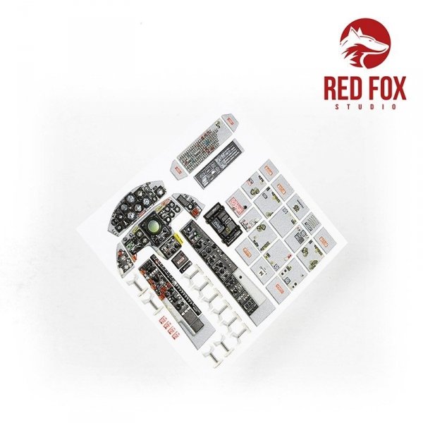 Red Fox Studio QS-32117 F-104A Starfighter (for Italeri kit) 1/32