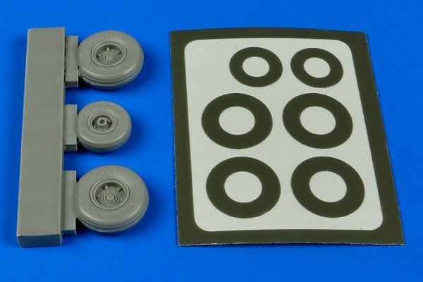 Aires 4643 Cessna A-37 wheels &amp; paint masks 1/48 Trumpeter