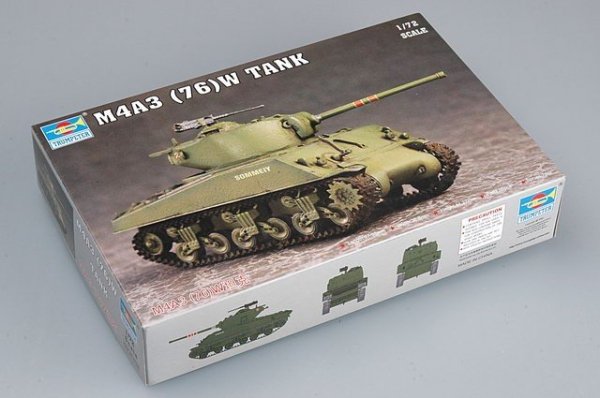 Trumpeter 07226 M4A3 76(W) TANK (1:72)