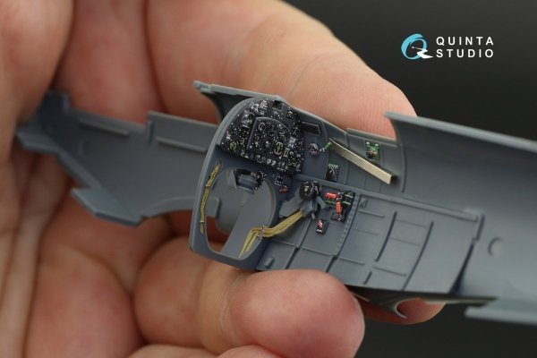 Quinta Studio QD48121 Spitfire Mk.XVI 3D-Printed &amp; coloured Interior on decal paper (Eduard) 1/48