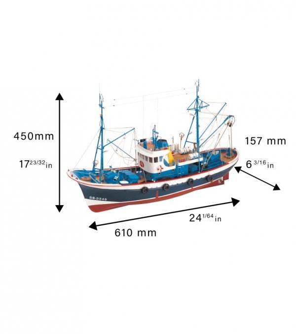 ARTESANIA LATINA 20506 Marina II - kuter rybacki 1/50