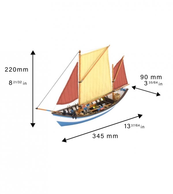 ARTESANIA LATINA 19010N Saint Malo fishing boat 1/20