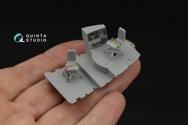 Quinta Studio QD48561 Boeing B-17G 3D-Printed &amp; coloured Interior on decal paper (HK models) 1/48