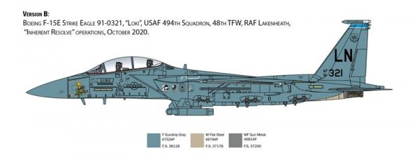 Italeri 2803 F-15E Strike Eagle 1/48