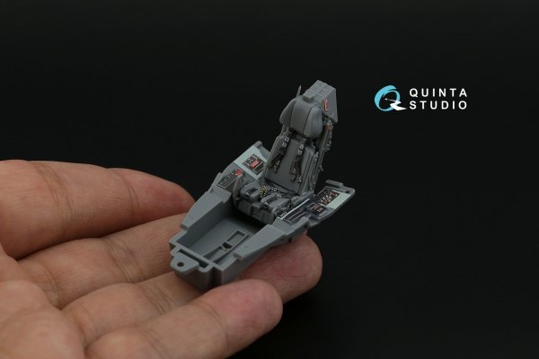 Quinta Studio QD48440 F-35B 3D-Printed &amp; coloured Interior on decal paper (Tamiya) 1/48