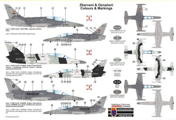 Kozavody Prostejov KPM0119 L-159A/E Alca (1:72)