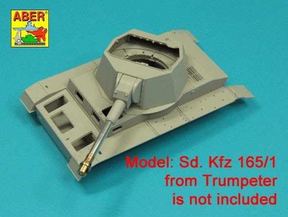 Aber 35L-315 Lufa leFH 18/1 (Sf) 10,5 cm L/28 do niemieckich dział samobieżnych Pz.Sfl.IVb  1/35
