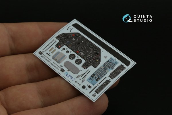Quinta Studio QD35114 Mi-4 3D-Printed &amp; coloured Interior on decal paper (Trumpeter) 1/35