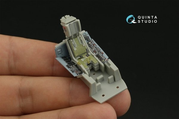 Quinta Studio QD48278 F/A-18А++ 3D-Printed &amp; coloured Interior on decal paper (HobbyBoss) 1/48