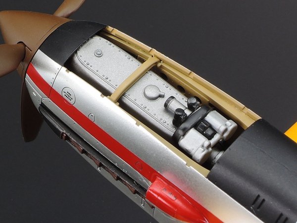 Tamiya 25424 Kawasaki Ki-61-Id Hien (Tony) Silver Color Plated (w/Camo Decals) 1/48