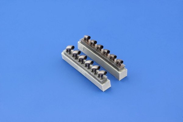 Eduard 632081 P-39Q/ N exhaust stacks KITTY HAWK 1/32 