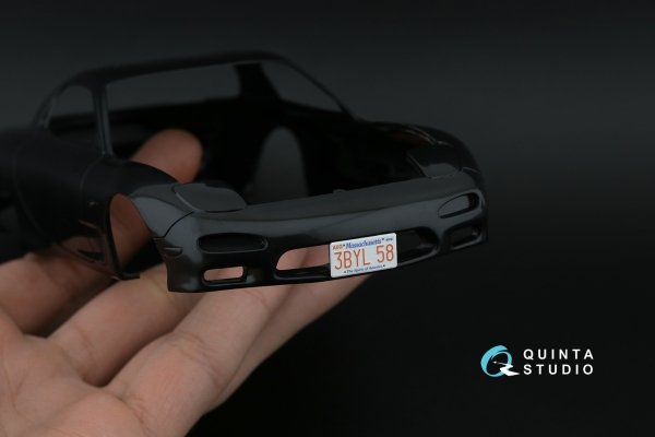 Quinta Studio QD+24015 Mazda RX-7FD 3D-Printed &amp; coloured Interior on decal paper (Tamiya) (with metal sticker parts) 1/35