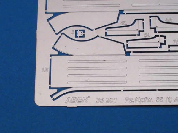 Aber 35201 German light tank Pz.Kpfw. 38(t) Ausf. E/F/G - vol. 2 - additional set - fenders (1:35)