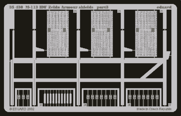 Eduard 35438 M-113 IDF Zelda armour shields 1:35 Academy 