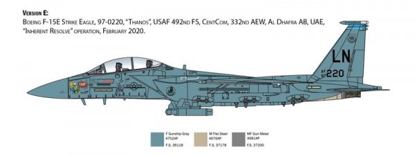 Italeri 2803 F-15E Strike Eagle 1/48